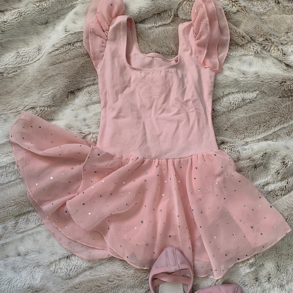 Selling ballerina dress and ballet shoes